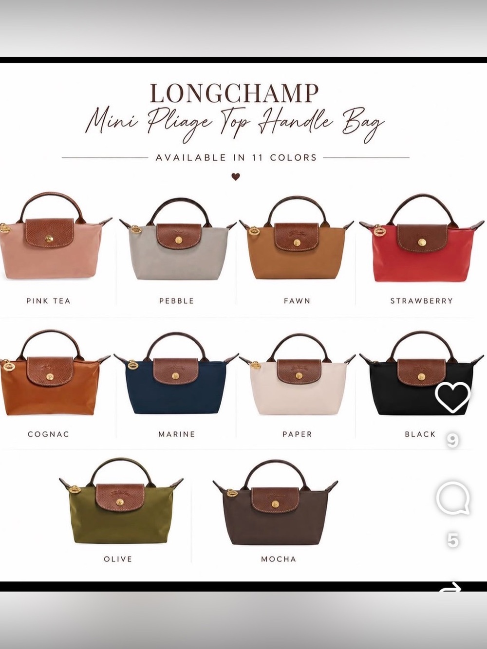 Longchamp mini Le Pliage - Picture 6 of 6